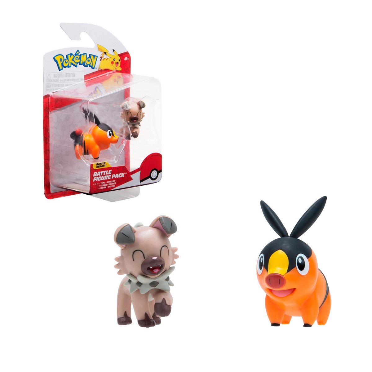 Set Figuras Pokemon - Tepig Y Rockruff